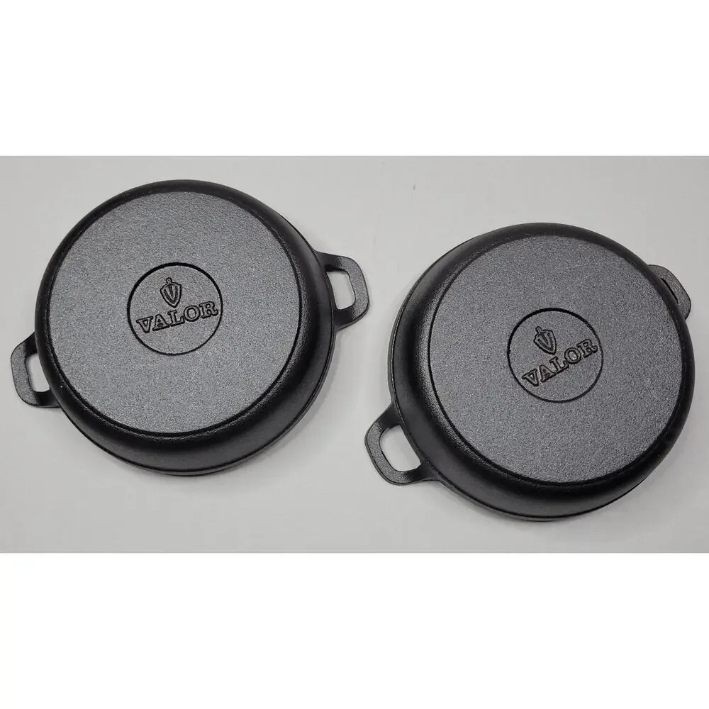 Set of 2 VALOR Cast Iron 5.5